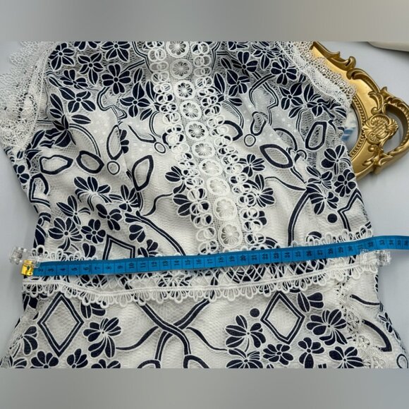 🆕 BRONX & BANCO 🧿 NWOT Santorini Fluted Hem Maxi Dress, Sz S / US 4 - Picture 17 of 17